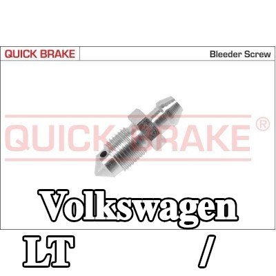 QUICK BRAKE برغي/صمام التهوية — Volkswagen Lt