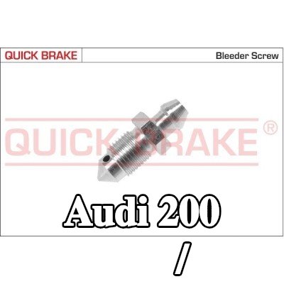 QUICK BRAKE برغي/صمام التهوية — Audi 200