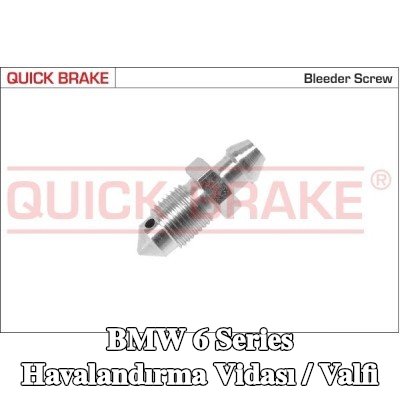 QUICK BRAKE Havalandırma vidası / valfi — BMW 6 Series
