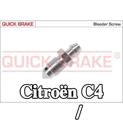 QUICK BRAKE برغي/صمام التهوية — Citroën C4