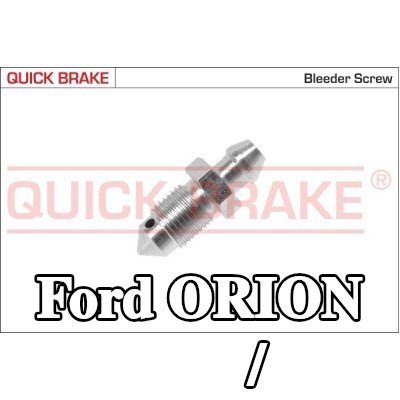 QUICK BRAKE برغي/صمام التهوية — Ford Orion