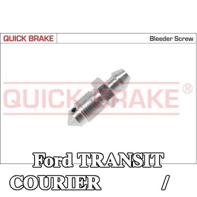 QUICK BRAKE برغي/صمام التهوية — Ford Transit Courier