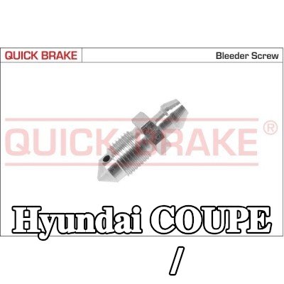 QUICK BRAKE برغي/صمام التهوية — Hyundai Coupe