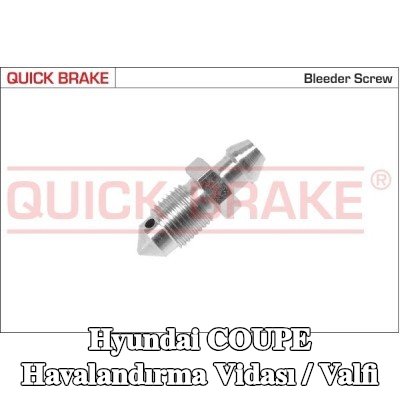 QUICK BRAKE Havalandırma vidası / valfi — Hyundai Coupe