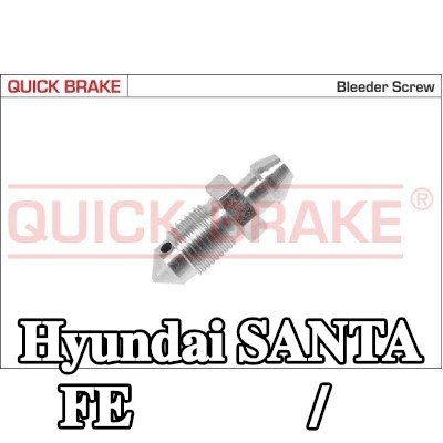 QUICK BRAKE برغي/صمام التهوية — Hyundai Santa Fe
