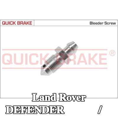 QUICK BRAKE برغي/صمام التهوية — Land Rover Defender