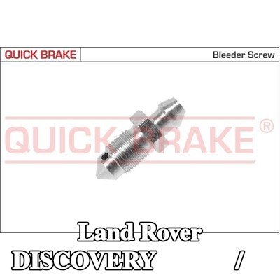 QUICK BRAKE برغي/صمام التهوية — Land Rover Discovery