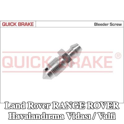QUICK BRAKE Havalandırma vidası / valfi — Land Rover Range Rover