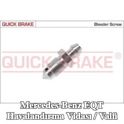QUICK BRAKE Havalandırma vidası / valfi — Mercedes-Benz Eqt
