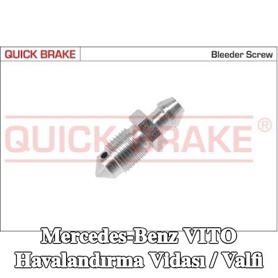 QUICK BRAKE Havalandırma vidası / valfi — Mercedes-Benz Vito