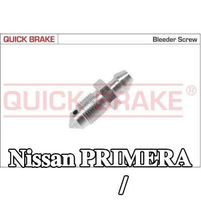 QUICK BRAKE برغي/صمام التهوية — Nissan Primera