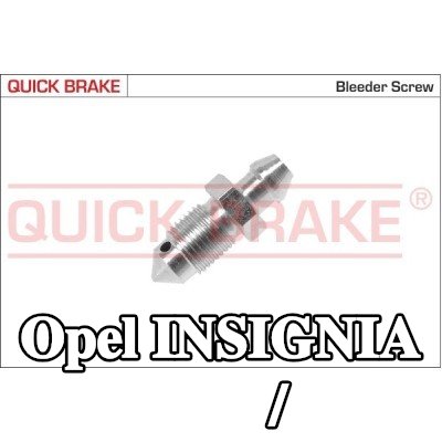 QUICK BRAKE برغي/صمام التهوية — Opel Insignia