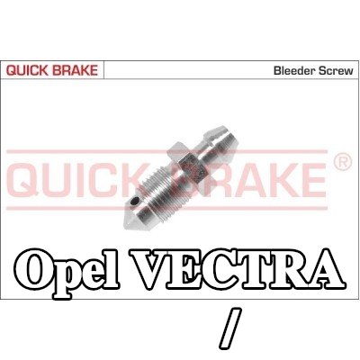 QUICK BRAKE برغي/صمام التهوية — Opel Vectra