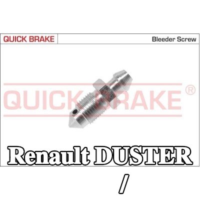 QUICK BRAKE برغي/صمام التهوية — 2012 Renault Duster