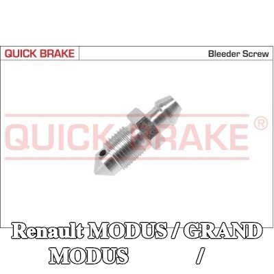 QUICK BRAKE برغي/صمام التهوية — Renault Modus / Grand Modus