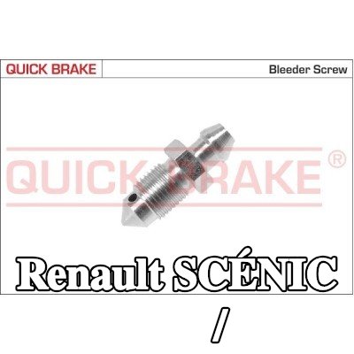 QUICK BRAKE برغي/صمام التهوية — Renault Scénic