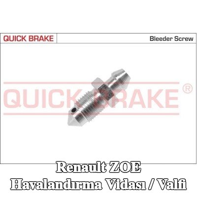 QUICK BRAKE Havalandırma vidası / valfi — Renault Zoe