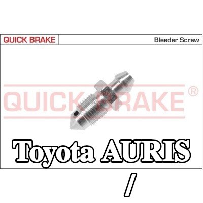 QUICK BRAKE برغي/صمام التهوية — Toyota Auris