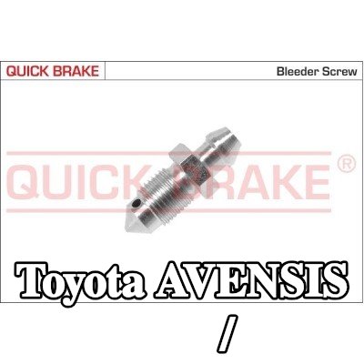 QUICK BRAKE برغي/صمام التهوية — Toyota Avensis