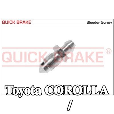 QUICK BRAKE برغي/صمام التهوية — Toyota Corolla