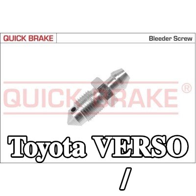 QUICK BRAKE برغي/صمام التهوية — Toyota Verso