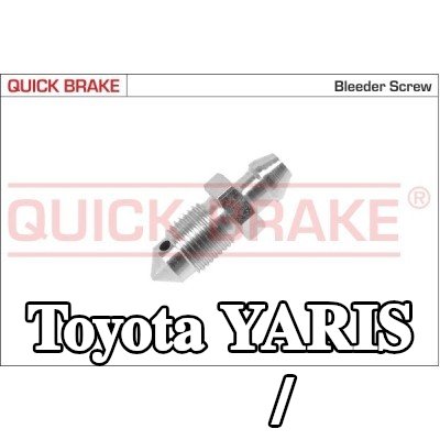 QUICK BRAKE برغي/صمام التهوية — 2012 Toyota Yaris