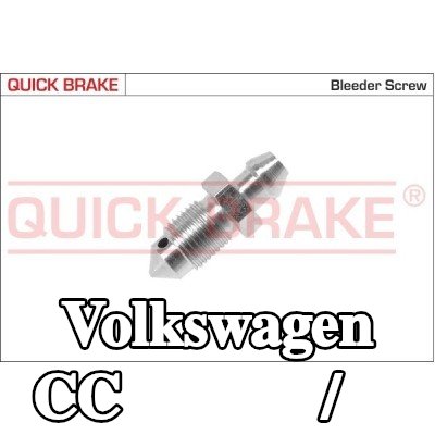 QUICK BRAKE برغي/صمام التهوية — Volkswagen Cc