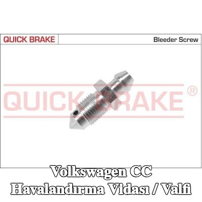 QUICK BRAKE Havalandırma vidası / valfi — Volkswagen Cc