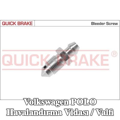 QUICK BRAKE Havalandırma vidası / valfi — Volkswagen Polo
