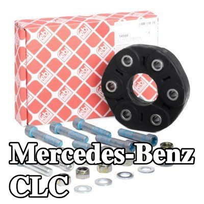 FEBI BILSTEIN مقرنة عمود الإدارة مع الصواميل, مع مسامير/براغي, مع غسالات, توربو OE جديد — Mercedes-Benz Clc