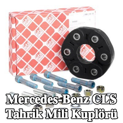 FEBI BILSTEIN Somunlu tahrik mili kuplörü, cıvata/vida ile, pullarla, OE Turbo YENİ — Mercedes-Benz Cls