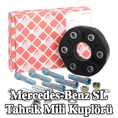 FEBI BILSTEIN Somunlu tahrik mili kuplörü, cıvata/vida ile, pullarla, OE Turbo YENİ — 2012 Mercedes-Benz Sl