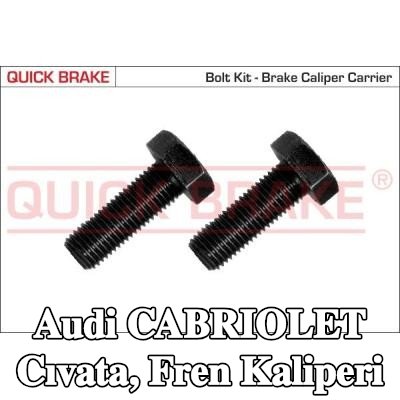 QUICK BRAKE Cıvata, fren kaliperi — Audi Cabriolet