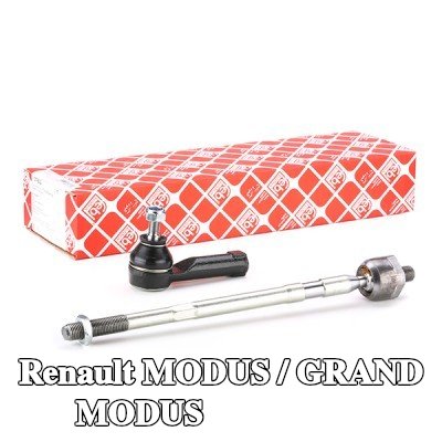 FEBI BILSTEIN مجموعة قضيب التوجيه للمحور الأمامي الأيمن, مع صامولة قفل — Renault Modus / Grand Modus