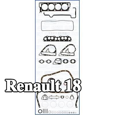 AJUSA مجموعة حشيات كاملة، المحرك — Renault 18