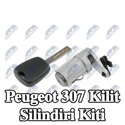 NTY Kilit Silindiri Kiti Sürücü tarafı, Sol — Peugeot 307