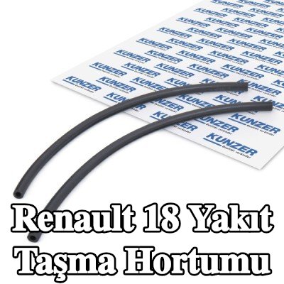 KUNZER Yakıt taşma hortumu — Renault 18