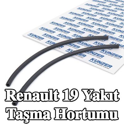 KUNZER Yakıt taşma hortumu — Renault 19