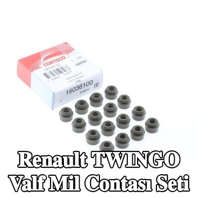 CORTECO Valf mil contası seti — 2016 Renault Twingo