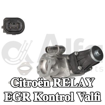 Alfa e-Parts Conalı/sızdırmazlık elemanlı EGR kontrol valfi — Citroën Relay
