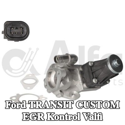 Alfa e-Parts Conalı/sızdırmazlık elemanlı EGR kontrol valfi — 2012 Ford Transit Custom