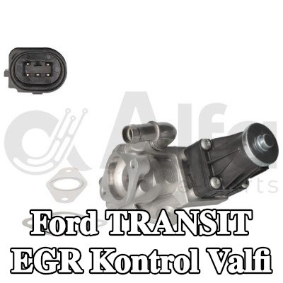 Alfa e-Parts Conalı/sızdırmazlık elemanlı EGR kontrol valfi — 2012 Ford Transit