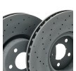 BOSCH القطر الخارجي لقرص المكابح: 360mm, ثقوب صغيرة, مثقّب, مُهوى — Mercedes-Benz Eqc (3)