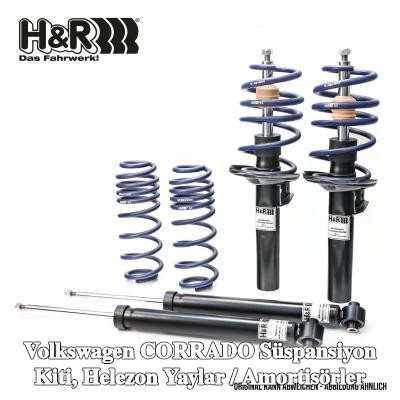 H&R Süspansiyon kiti, helezon yaylar / amortisörler — Volkswagen Corrado