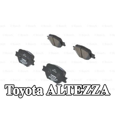 BOSCH مجموعة وسادات الفرامل 17, 3mm — Toyota Altezza