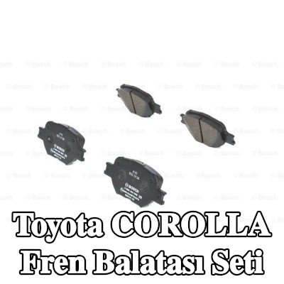BOSCH Fren balatası seti 17, 3mm — 2002 Toyota Corolla