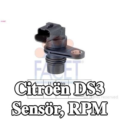 FACET Sensör, RPM İtalya'da üretilmiştir - Orijinal Ekipman Eşdeğeri — Citroën Ds3