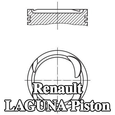 MAHLE Piston — 1995 Renault Laguna