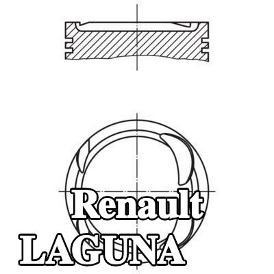 MAHLE المكبس — 1995 Renault Laguna