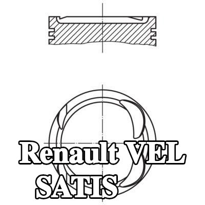 MAHLE المكبس — 2002 Renault Vel Satis